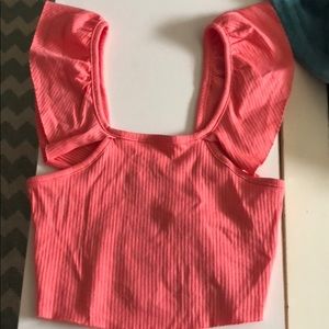 Zara Butterfly Crop Top